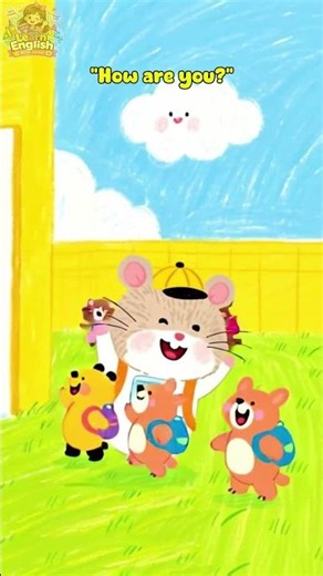 Hello, How Are You? 😊 Easy English Greeting Song for Kids