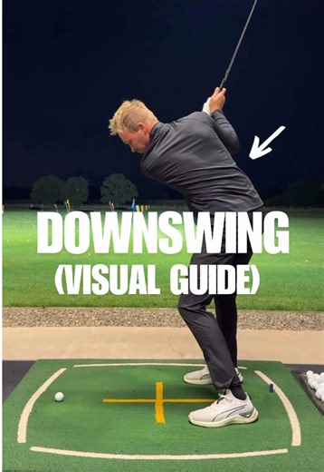 Downswing training visual 👇🏼 All students get 1 FREE swing review - it’s only fair I show you how much I can help before you commit to anything 🤝 Comment ACADEMY for more info #golf #golfer #golftok #golftiktok