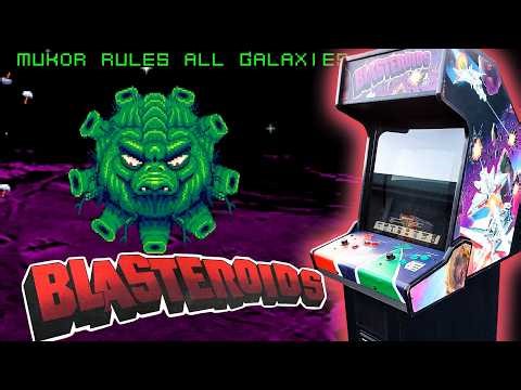 Blasteroids (Arcade/1987/Atari Games) - Intro/Attract Mode - HD - 60fps