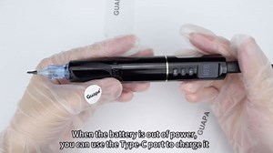 Microblading Machine Kit for Professionals & Beginners – Including LCD Battery Machine,10pcs Cartridge Needle,Practice Skin&Ink Cup (LCD Battery Machine)