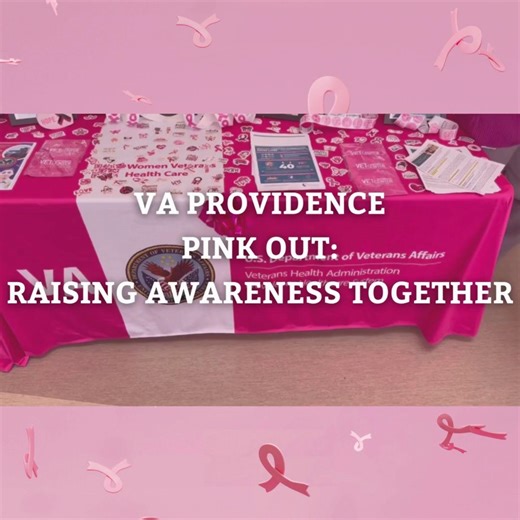 Pink Out Day at VA Providence! Today we wear pink to raise awareness, show solidarity, and honor the strength of those impacted by breast cancer. Thank you to all Veterans, staff, and supporters who joined in to spread awareness and support early detection and prevention. Together, we’re making a difference—one pink shirt at a time. #VAPinkOut #BreastCancerAwareness #VAProvidence #VAProud #VAPromise | VA Providence Healthcare System