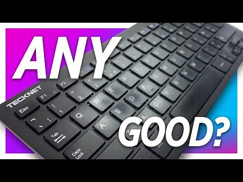 QUIET, CHEAP #KEYBOARD? WE TRY out the TECKNET X315 Wireless Keyboard - Review.