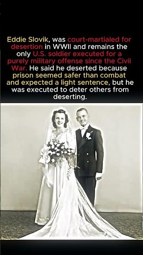 The Only U.S. Soldier Executed in WWII #ww2