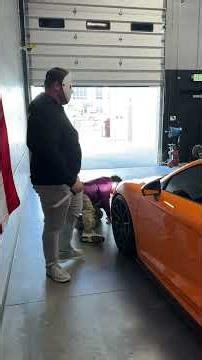 Are you escaping if the R8 was on the line? 🎃💨 #halloween #michaelmyers #audir8 #fakeknife