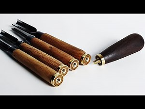 Wood ﻿Carving Gouges / Extending handle / ON WOOD