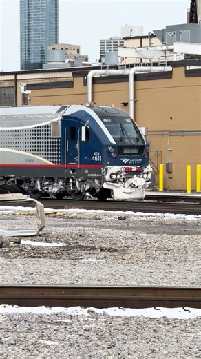 Amtrak Blue Water #364 departs Chicago Union Station and passes by Canal Street Wye 3/16/26