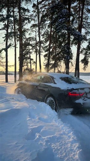 Audi a5 in snow #audi #quattro