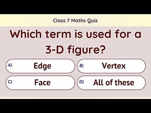 Class 7 Mathematics Quiz – 20 Must-Know Questions for Smart Learners | Maths Questions for Class 7