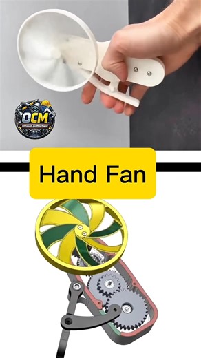 Hand Fan#GearMechanism #Engineering #DIY #Innovation #CoolTech #MechanicalDesign #FanSpeed#TechVideo