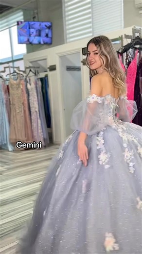 1.4K views · 1.6K reactions | Ball Gowns Based On Zodiac Signs ! Gemini, Taurus, Pisces! Gemini : Dancing Queen 1871 Taurus: Ladivine 15714 Pisces: Dancing Queen 1791 #ballgowns #zodiacsignsaesthetic #zodiacdresses #dressesonline #dressshopping #dresslovers #quinceañera #ballgown #biggowns #promdress #quincedress #quinceneradress #quinceañeradress #quinceañeracheck #quinceañeratheme #ballgowndress | Marla's Fashions | Facebook