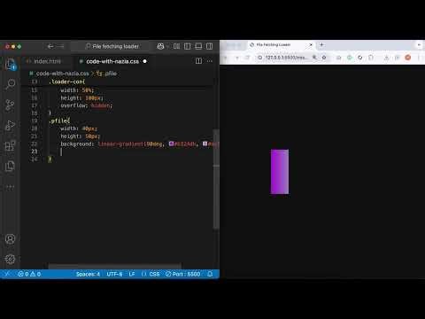 File Fetching Loader Animation Using Pure CSS Modern Loading UI