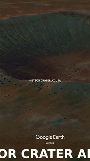 A Perfect Impact Scar – Meteor Crater AZ USA