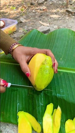 How To Peel Mango Fruit #mango