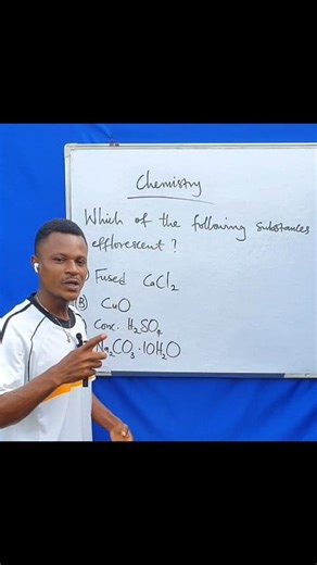 88K views · 4.4K reactions | How to quickly identify the efflorescent substance #chemistry #science #education #AcademicExcellence | Tutor Abraham | Facebook