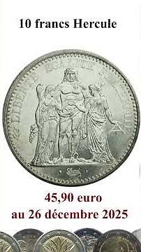Prix des pièces en argent 10 et 50 francs type Hercule Investissement – Rareté et valeur 2026 #money