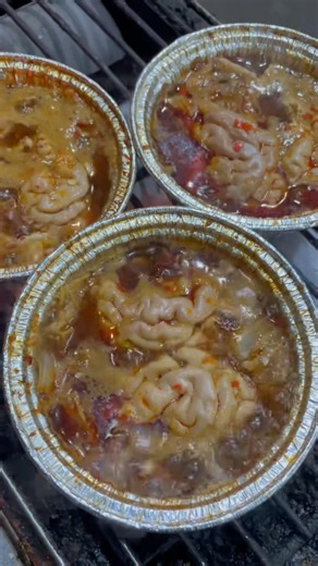 烤骨髓猪脑｜$1 Grilled Pig Brain | Chinese Street Food #chinesefood #streetfood #街头小吃#美食