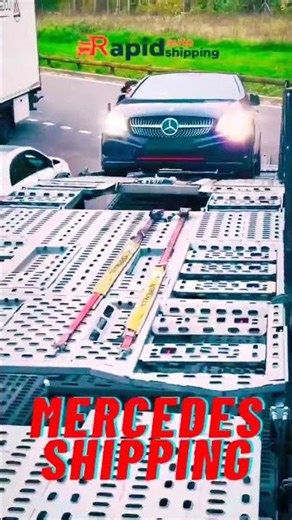 You NEED to See This Mercedes Loading Process! Open Car Shipping 👀🔥