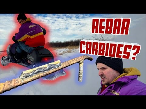 DIY Snowmobile Carbide Fix with Rebar | Quick Weekend Solution!