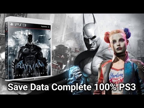 [PS3] Batman Arkham Origins Save Data Complete 100% PS3 CFW HEN