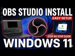 How To Download and Install OBS Studio in Windows 11 | Screen Recording & Live Streaming