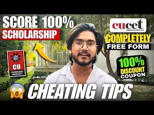 CUCET 2026 100% Scholarship Trick 🎯 | Full Strategy + Coupon Code + Smart Hacks (No Risk)
