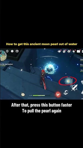 GENSHIN IMPACT : How to get this Ancient Moon Pearl out of water