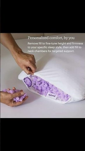 Maximize Comfort with the Purple Freeform Pillow!
