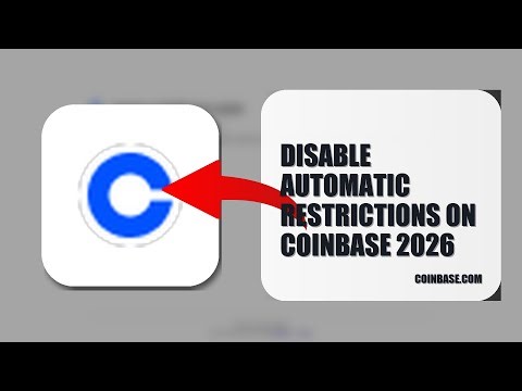 How To Disable Automatic Restrictions On Coinbase 2026 (FULL TUTORIAL)