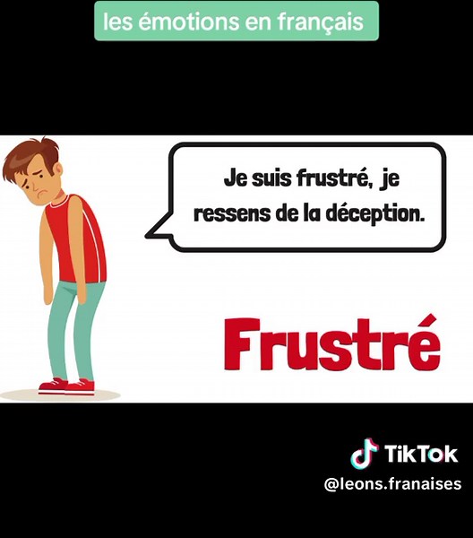 les émotions en français