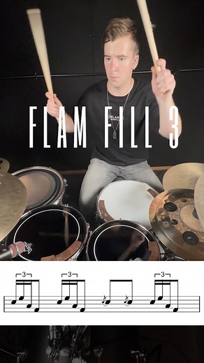 16K views · 303 reactions | Flam Fills 3 Recorded using the @seelectronics drum Arena pack Drums - @dwdrums design series matt black Snare - Dw black nickel over brass Sticks - @vaterdrumsticks Cymbal - @meinlcymbals Cases - @protectionracket #drums #drummer #drummers #drumlife #drummerlife #instadrums #drumstagram #drummersofinatagram #drumsdrumsdrums #bateria #baterista #drumsdaily #drumlessons #drumteacher #onlinedrumlessons #learndrums #drumuniversity | Awdrums | Facebook