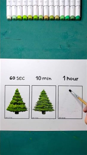 How PRO Can a Tree Painting Get?! 🌲✨⏳