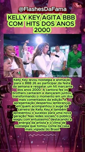 KELLY KEY AGITA FESTA DO BBB COM HITS DOS ANOS 2000