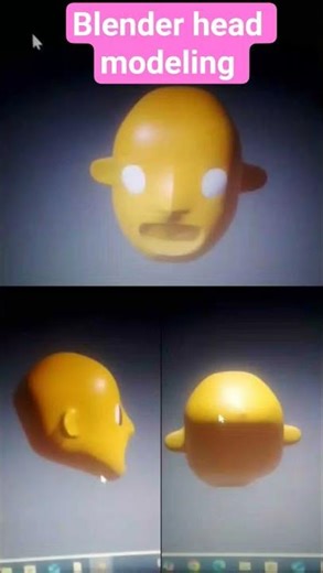 HEAD Modeling in Blender #blender #model #3d #shorts #fypシ #foryou #subscribemychannel #follow