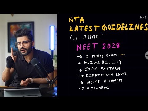 NEET 2028 Complete Details: Exam Pattern, Syllabus, Attempts & Eligibility | Prateek Jain