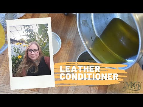 How to Make Beeswax Leather Conditioner Balm | Make Your Own Leather Conditioner | DIY Leather Balm
