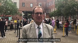 1.3K views · 36 reactions | It’s been fantastic to see so many people receive their first #Pfizer vaccine doses on campus today! Hear more from our students, @union_kingston and our Vice-Chancellor about the walk-in sessions running today and tomorrow from 1pm to 7pm - and why it’s so important to #GetVaccinated  | Kingston University | Facebook
