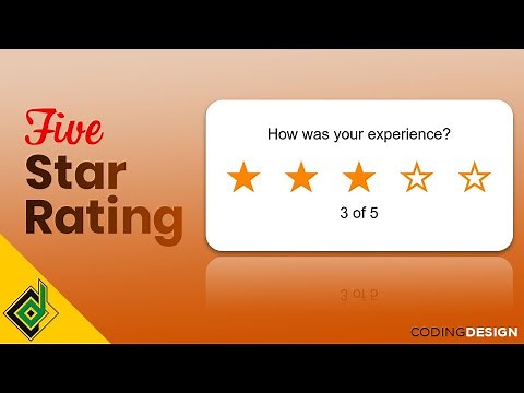 Star Rating With HTML CSS & JS