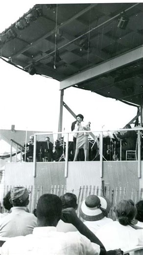 Judy Garland performing at the Newport Jazz Festival 1961.
