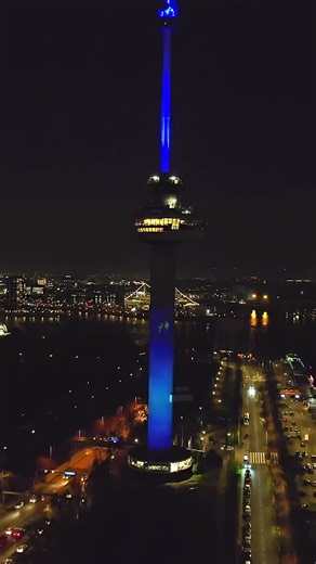 Jacco Olivier’s “Perpetuum” Projection Art at Euromast