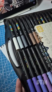 random color challenge 💥 (fr this time) this is the process video from my recent artwork, though i did do another one like days ago... just forgot to post it lol. i'll post it later at night (or whenever i remember). i saw the orange, purple and green and i thought yup, alien but cutesy lols. #dnnsthmnc #draw #reels #artist #art #drawing | dnnsthmnc