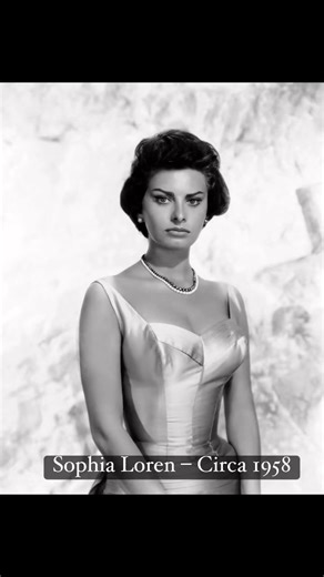 5.3K views · 143 reactions | A 1958 publicity photo of Sophia Loren. Her beauty and strength made her an icon of cinema. #SophiaLoren #1950sGlamour #ItalianFilm #VintageStars #Restore #adobePhotoshop @memorylanephotos | Memory Lane Photos | Facebook
