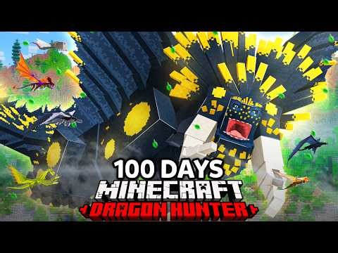 I Survived 100 Days as a DRAGON HUNTER in How To Train Your Dragon Minecraft Hardcore!