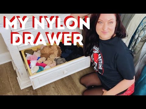 Organizing my Worn Tights Collection Plus my Pantyhose GiveAway