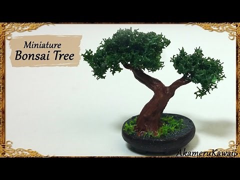 Miniature Bonsai Tree - Polymer Clay Tutorial