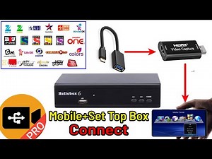Connect Mobile to Any Set Top Box | HDMI Video Capture | DishFinder | 4K 1080p HD Watching- Records