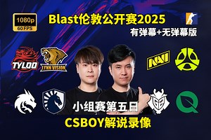 【CSBOY录像】PWC/Blast伦敦 天禄/NaVi/绿龙 VS 3D/液体/G2 2025年8月31日_游戏热门视频