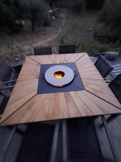 Fire Table, Brazier, BBQ, Griddle. the BOLGA Outdoor Table is Original and Convivial for Moments of Pleasure and Sharing. - Etsy