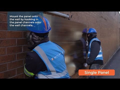 Mitrex Solar Siding - Installation On An Existing Wall with Aluminum Honeycomb