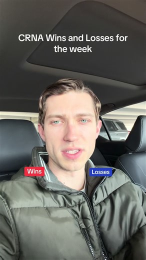 My CRNA wins and losses for the week! #crna #crnaschool #nurseanesthesia #futurecrna #srna