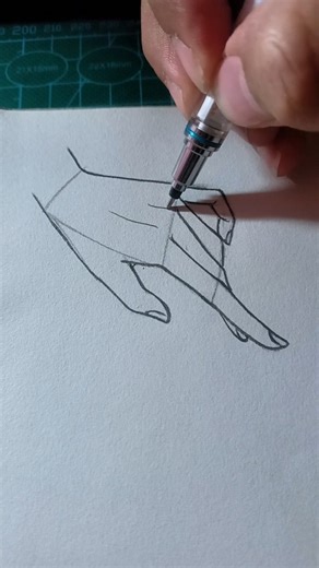 How To Draw Anime Hand #drawing #anime #howtodraw #manga #drawingtutorial #easydrawing